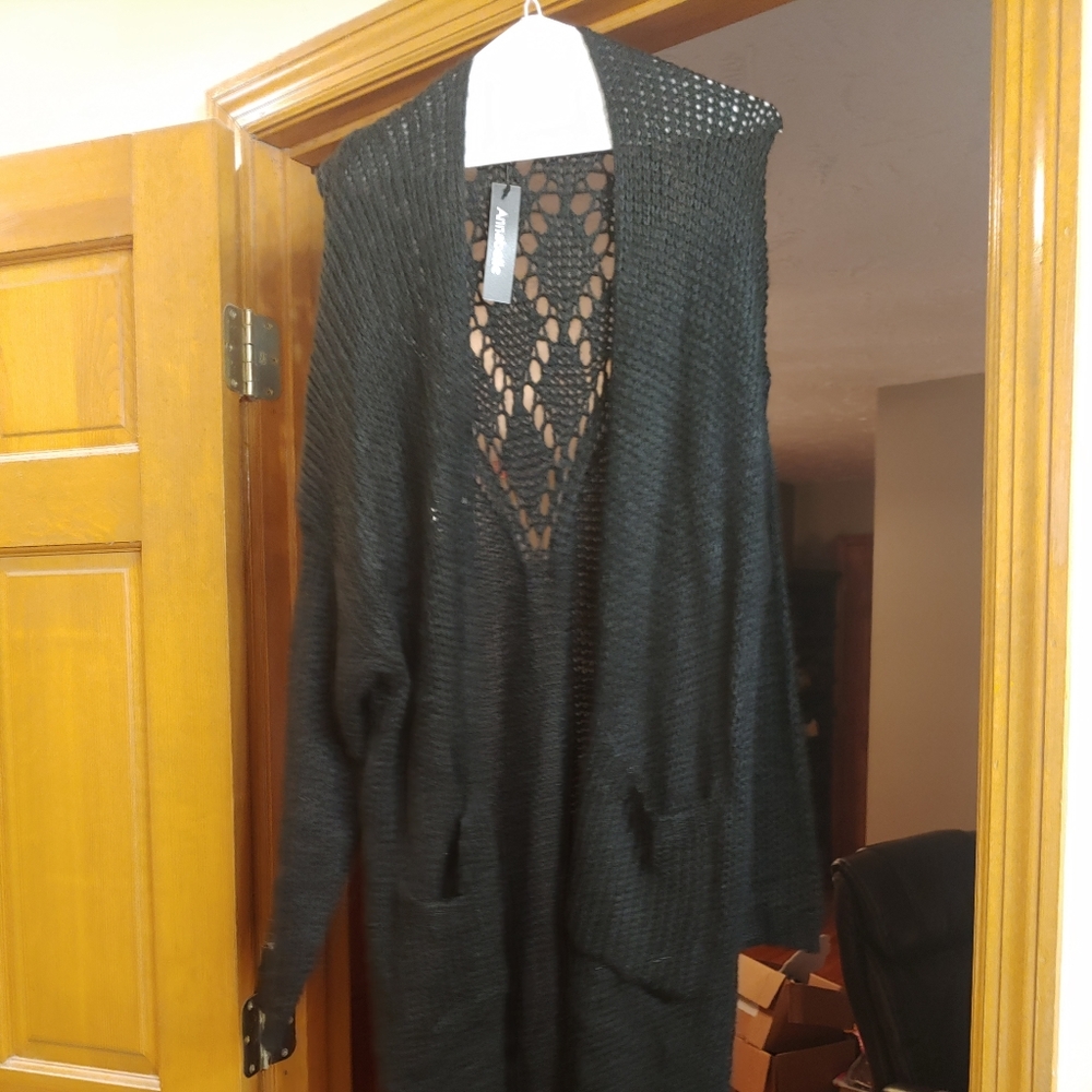 Annabelle long knit sweater NWT